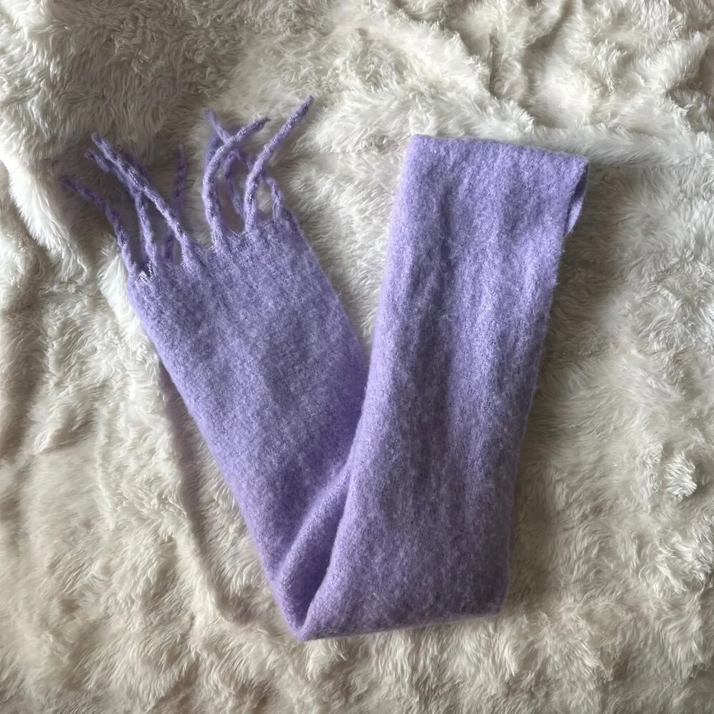 Unbranded Women's Purple Scarf-wraps